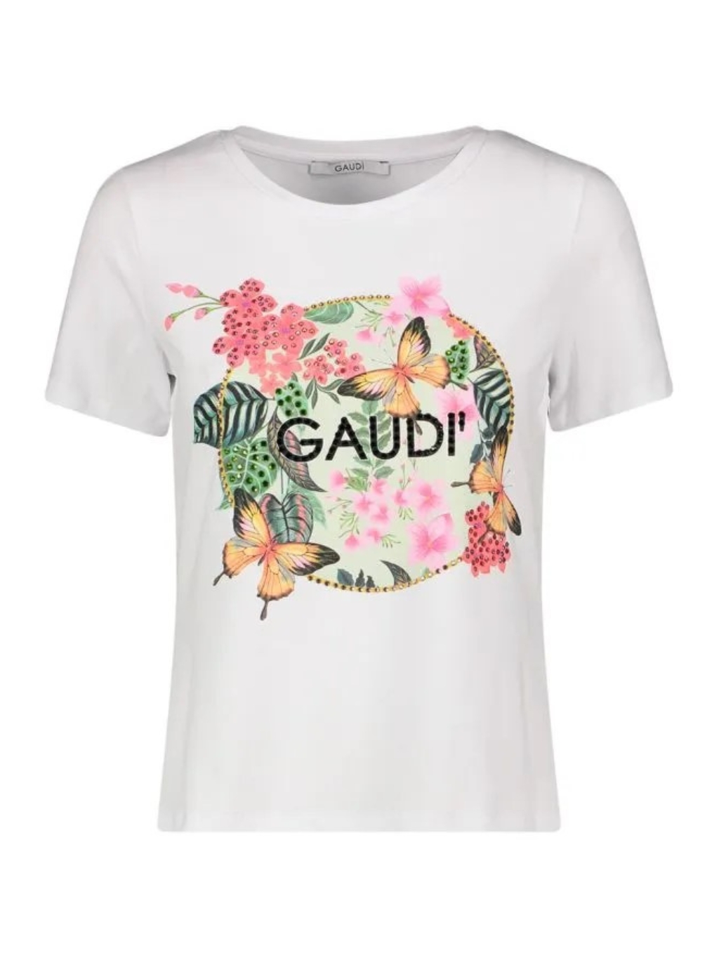 GAUDI Meadow White tričko S