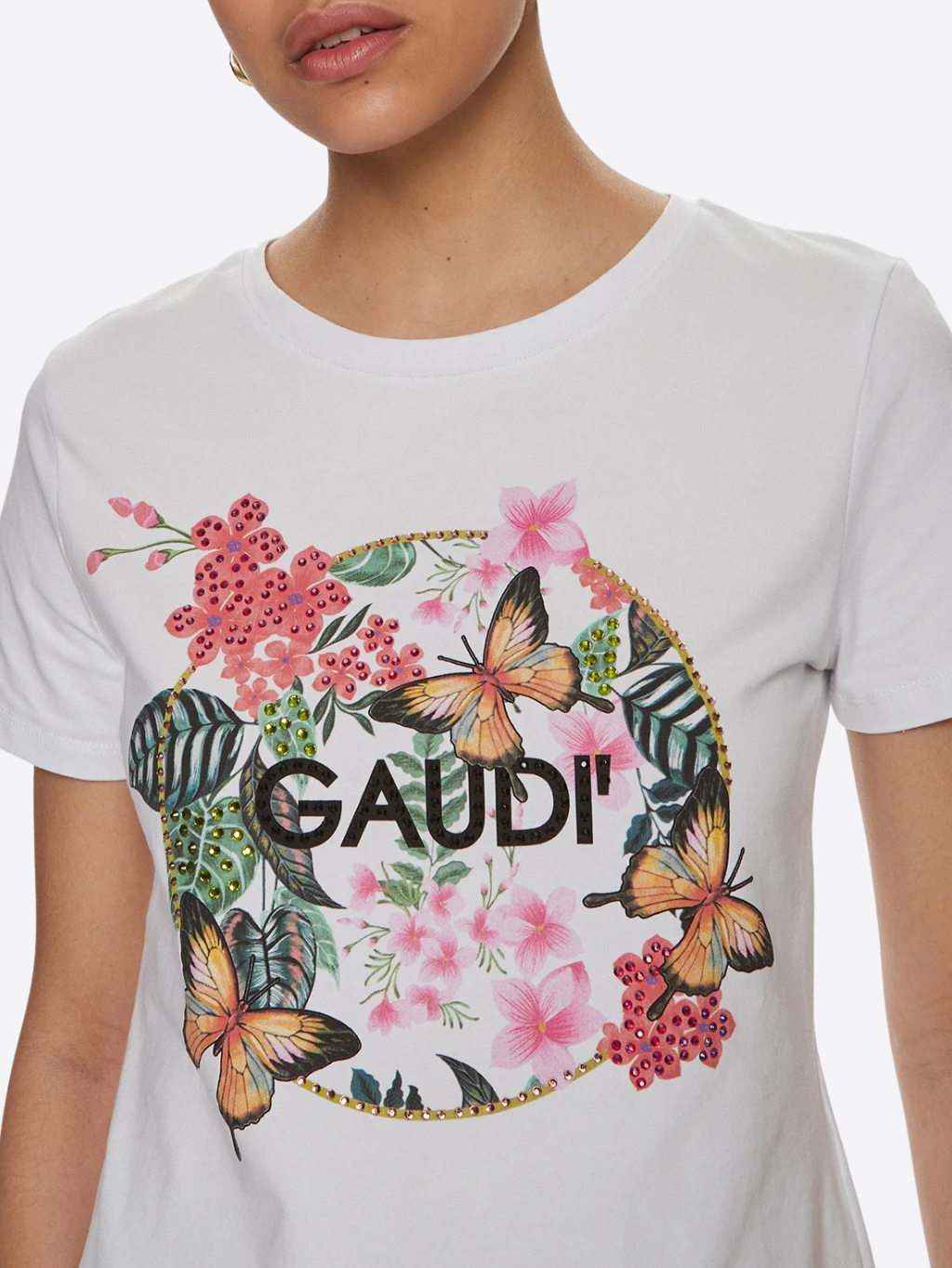 GAUDI Meadow White tričko Veľkosť: S – Obrázok 4