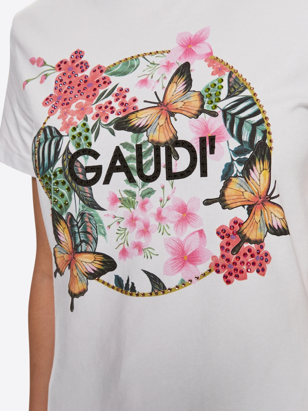 GAUDI Meadow White tričko Veľkosť: S – Obrázok 5