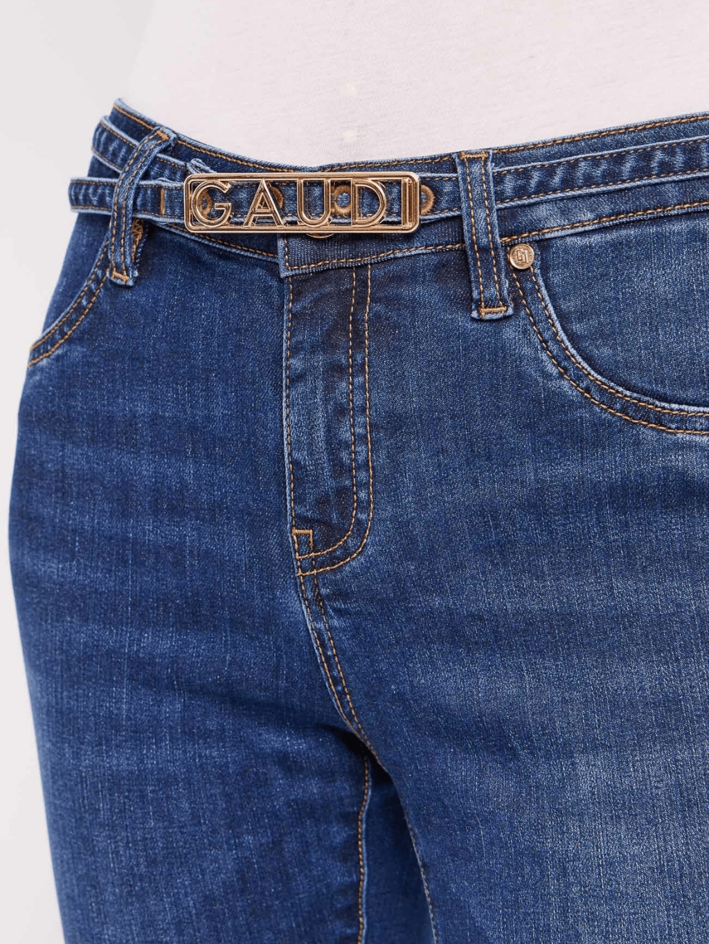 GAUDI Giada Belt Blue rifle Veľkosť: 31/L – Obrázok 5