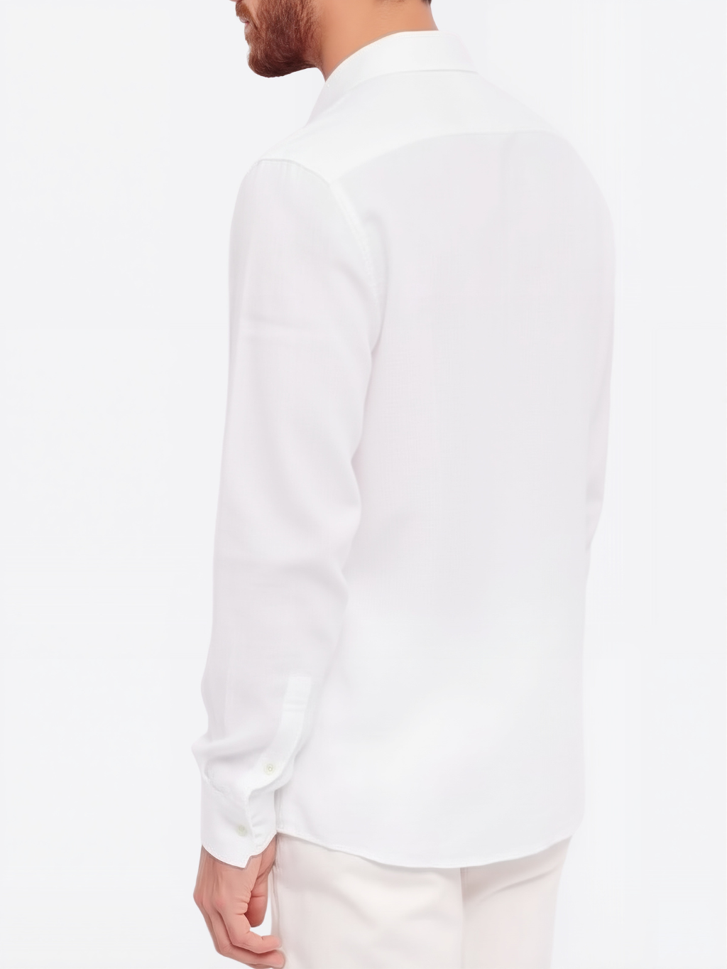GAUDI Linen White košeľa Veľkosť: XL – Obrázok 3