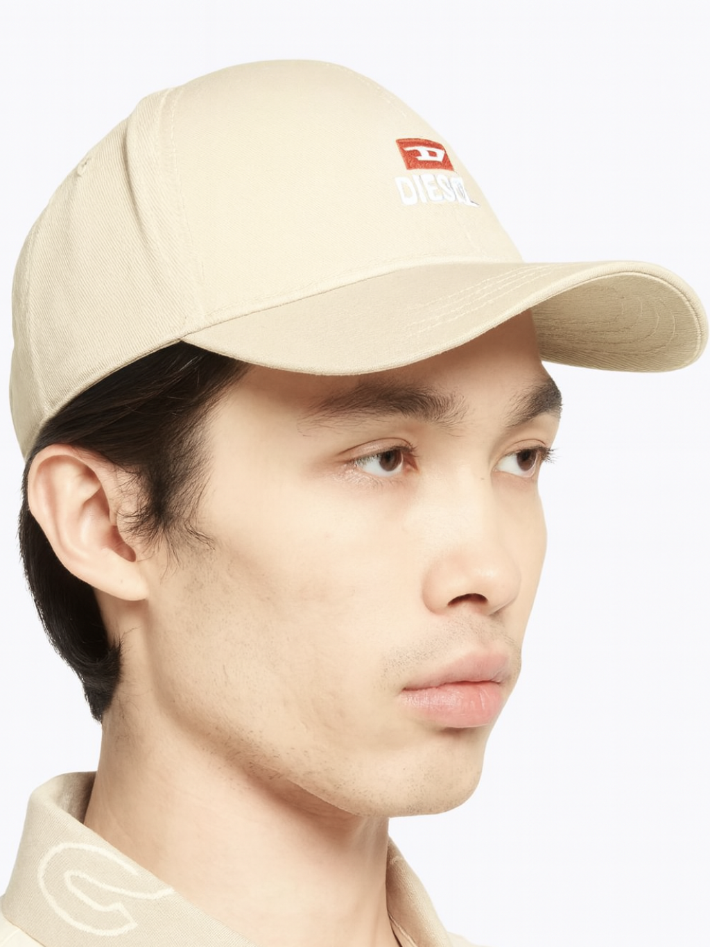 DIESEL Logo Beige šiltovka