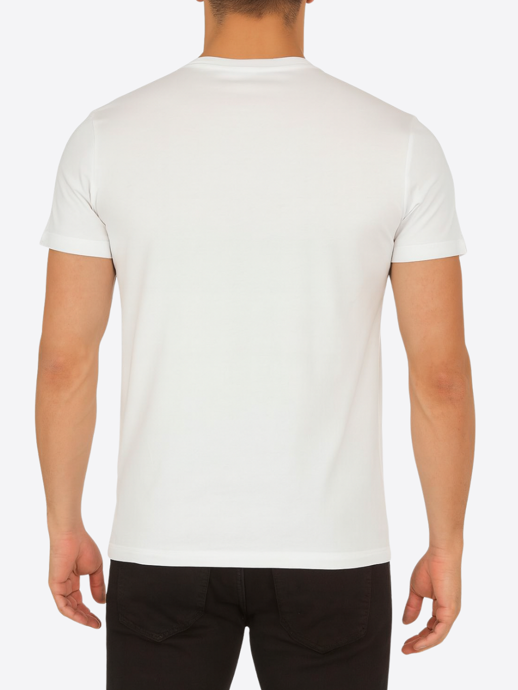DIESEL D Logo White tričko Veľkosť: XL – Obrázok 3