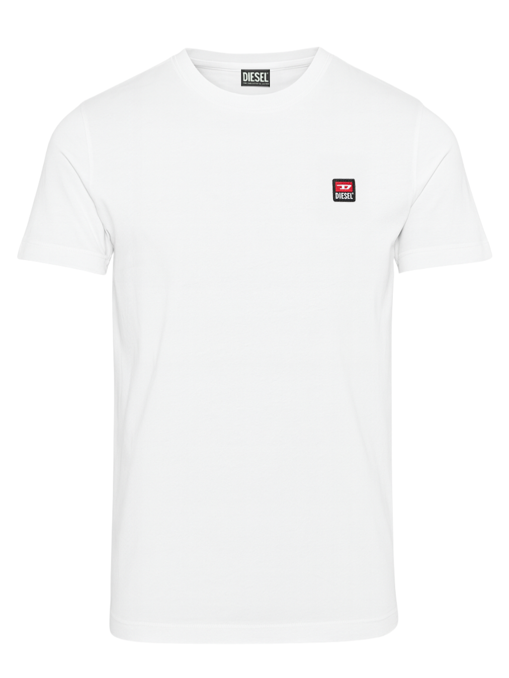 DIESEL D Logo White tričko XXL