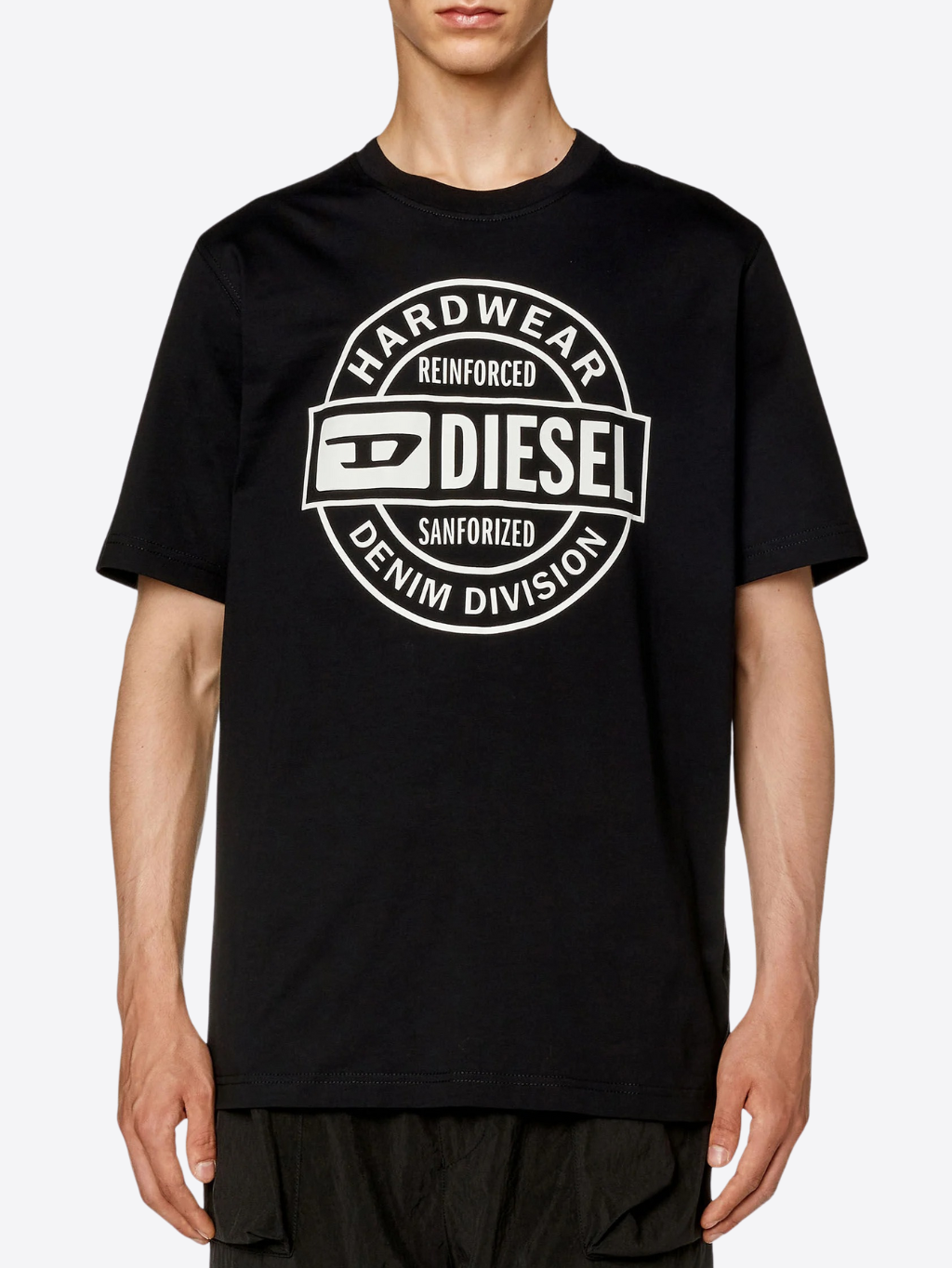DIESEL Reinforced Black tričko Veľkosť: L