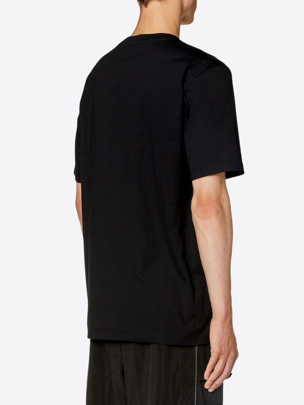 DIESEL Reinforced Black tričko Veľkosť: M – Obrázok 3