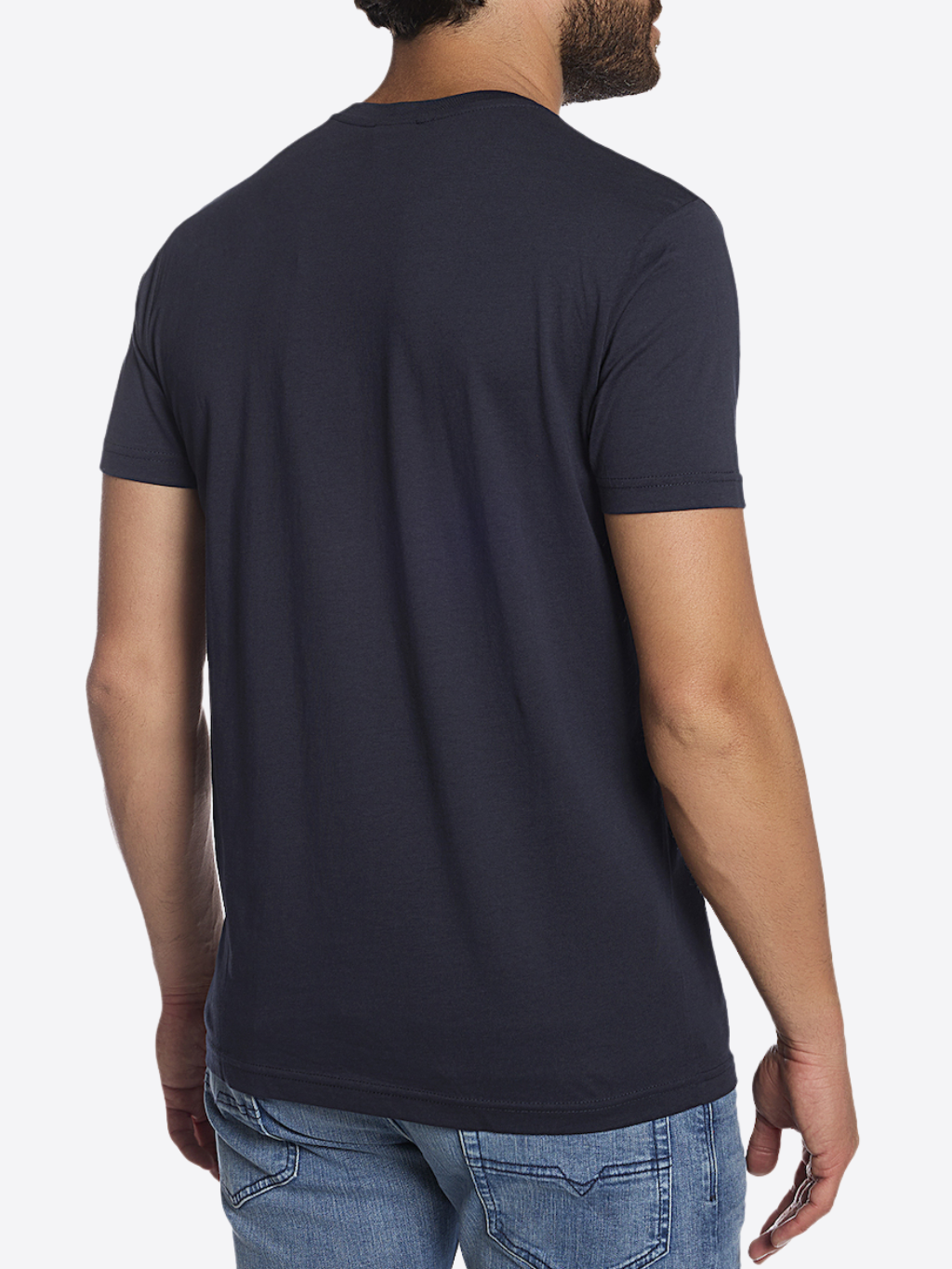 DIESEL Logo Dark Blue tričko Veľkosť: XL