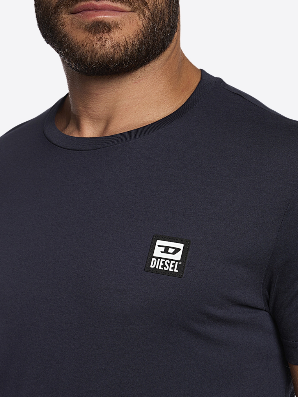 DIESEL Logo Dark Blue tričko Veľkosť: XL – Obrázok 3