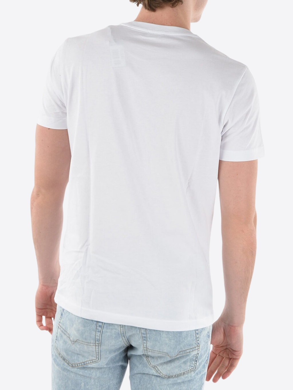 DIESEL Logo White tričko Veľkosť: S – Obrázok 3
