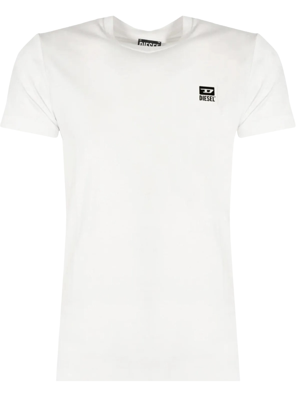 DIESEL Logo White tričko M