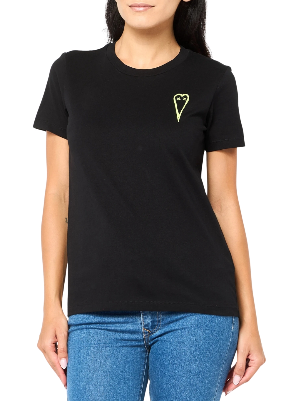 DIESEL Heart Black tričko Veľkosť: L
