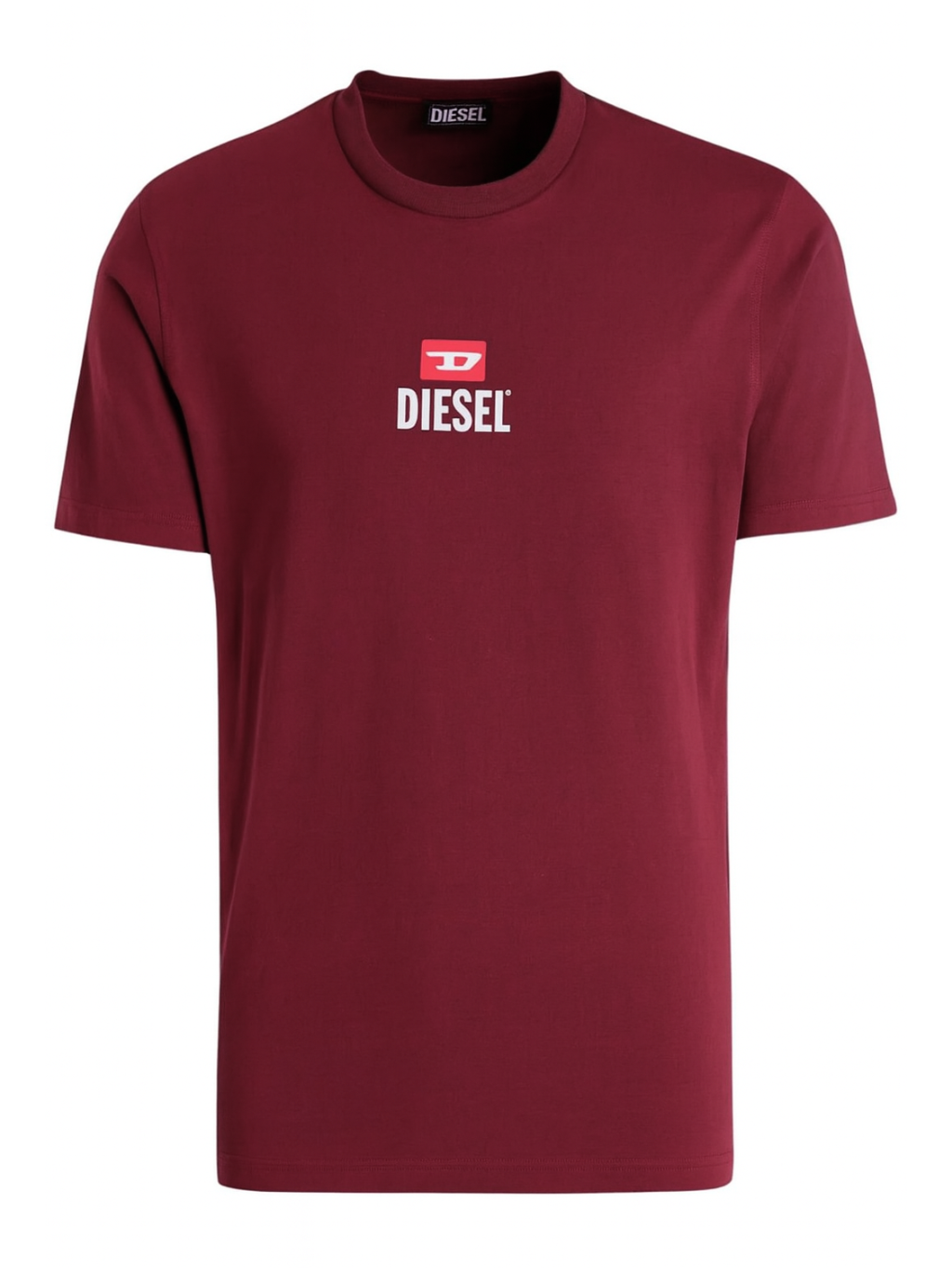 DIESEL D Burgundy tričko S
