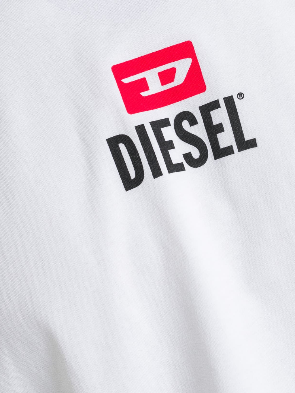DIESEL D White tričko Veľkosť: S – Obrázok 4
