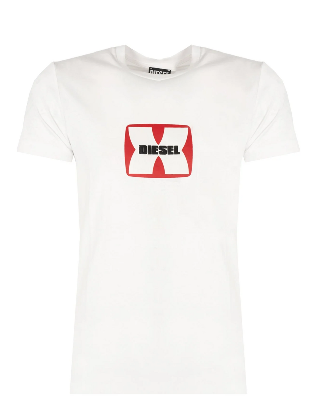 DIESEL Embossed Logo White tričko S