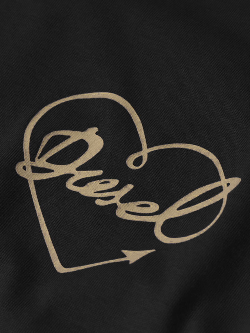 DIESEL Love Black tričko Veľkosť: XL – Obrázok 3