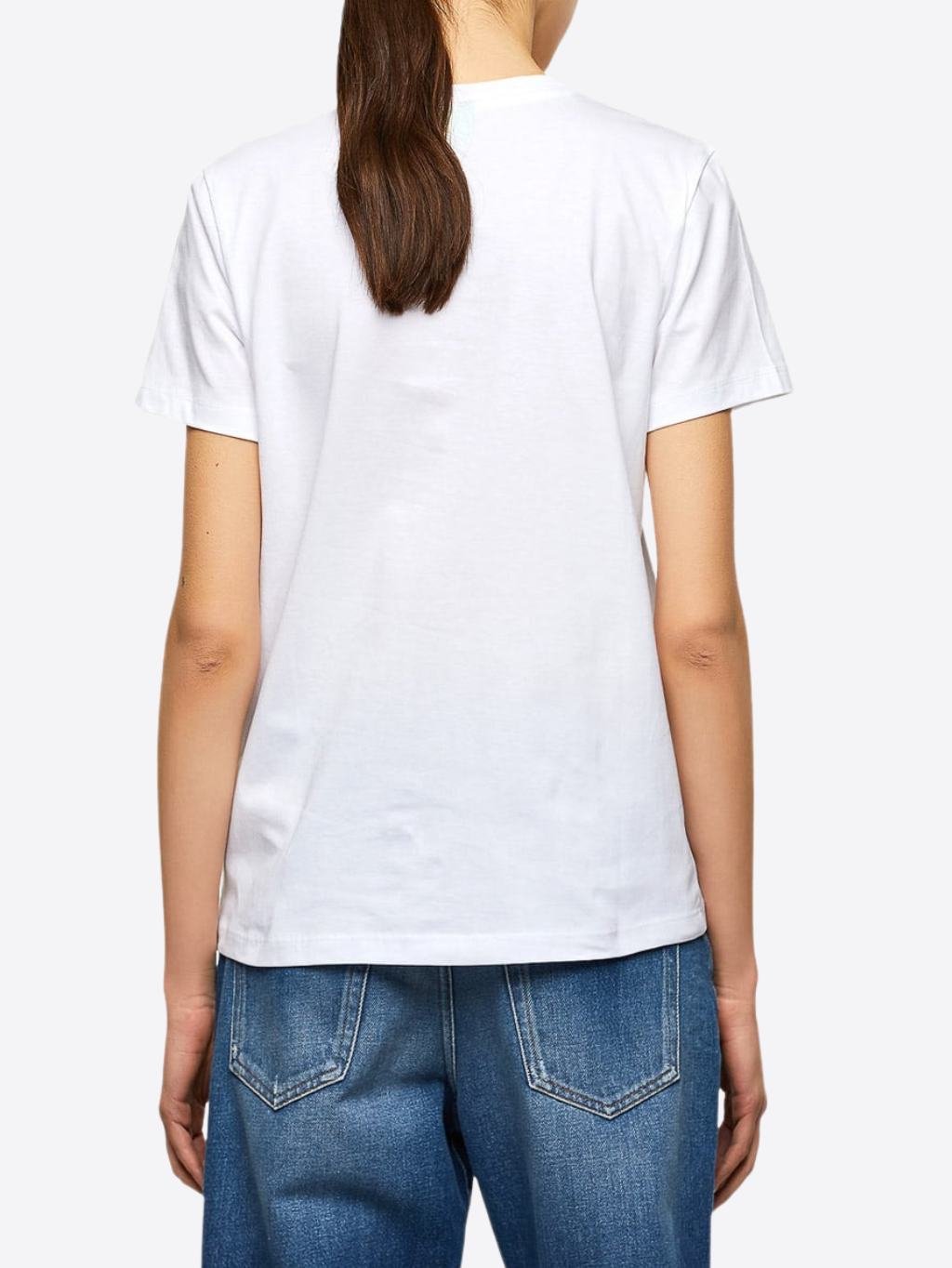 DIESEL Written Logo White tričko Veľkosť: M – Obrázok 3