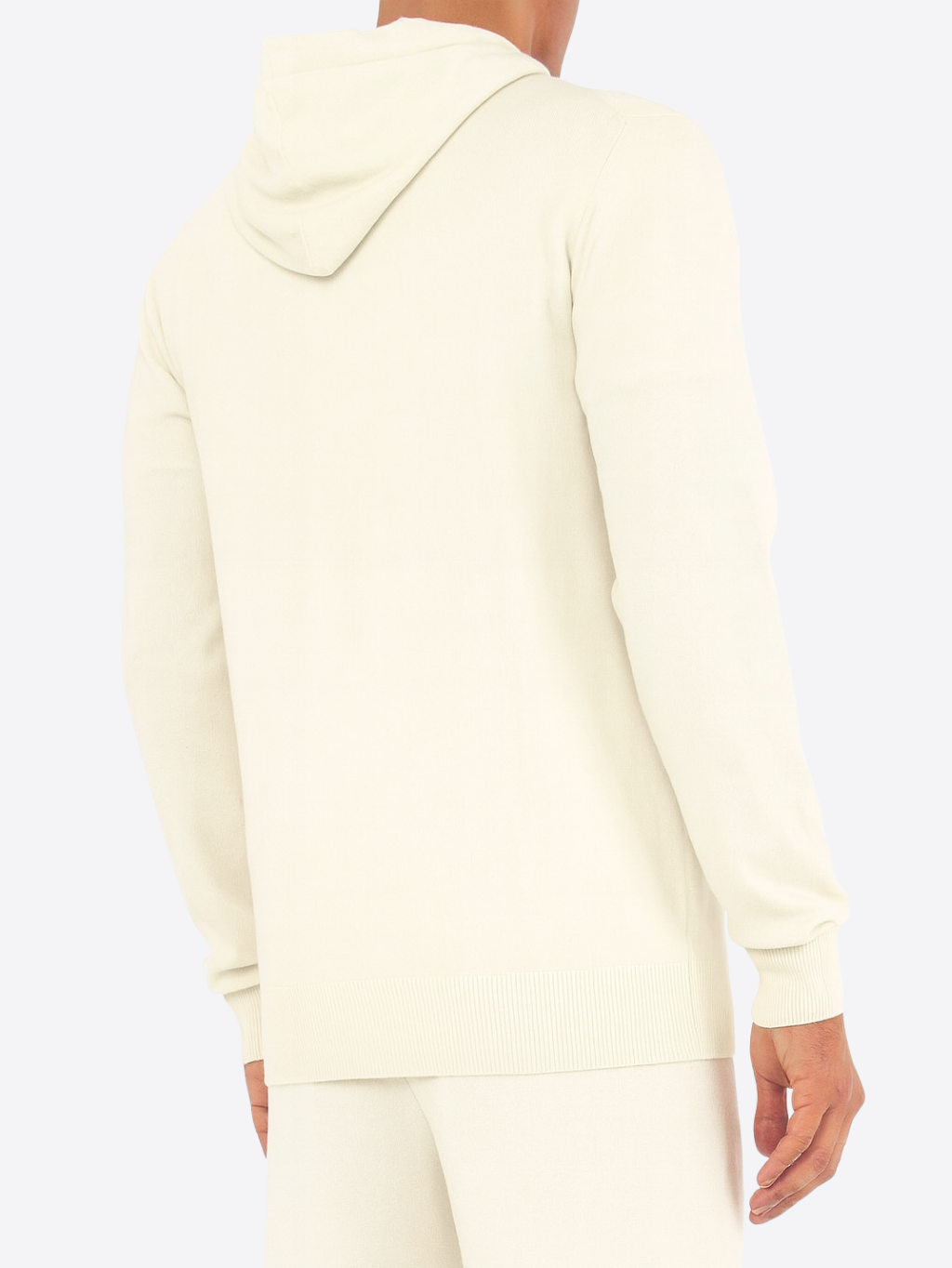 BILLIONAIRE Logo Zip White sveter Veľkosť: S – Obrázok 3