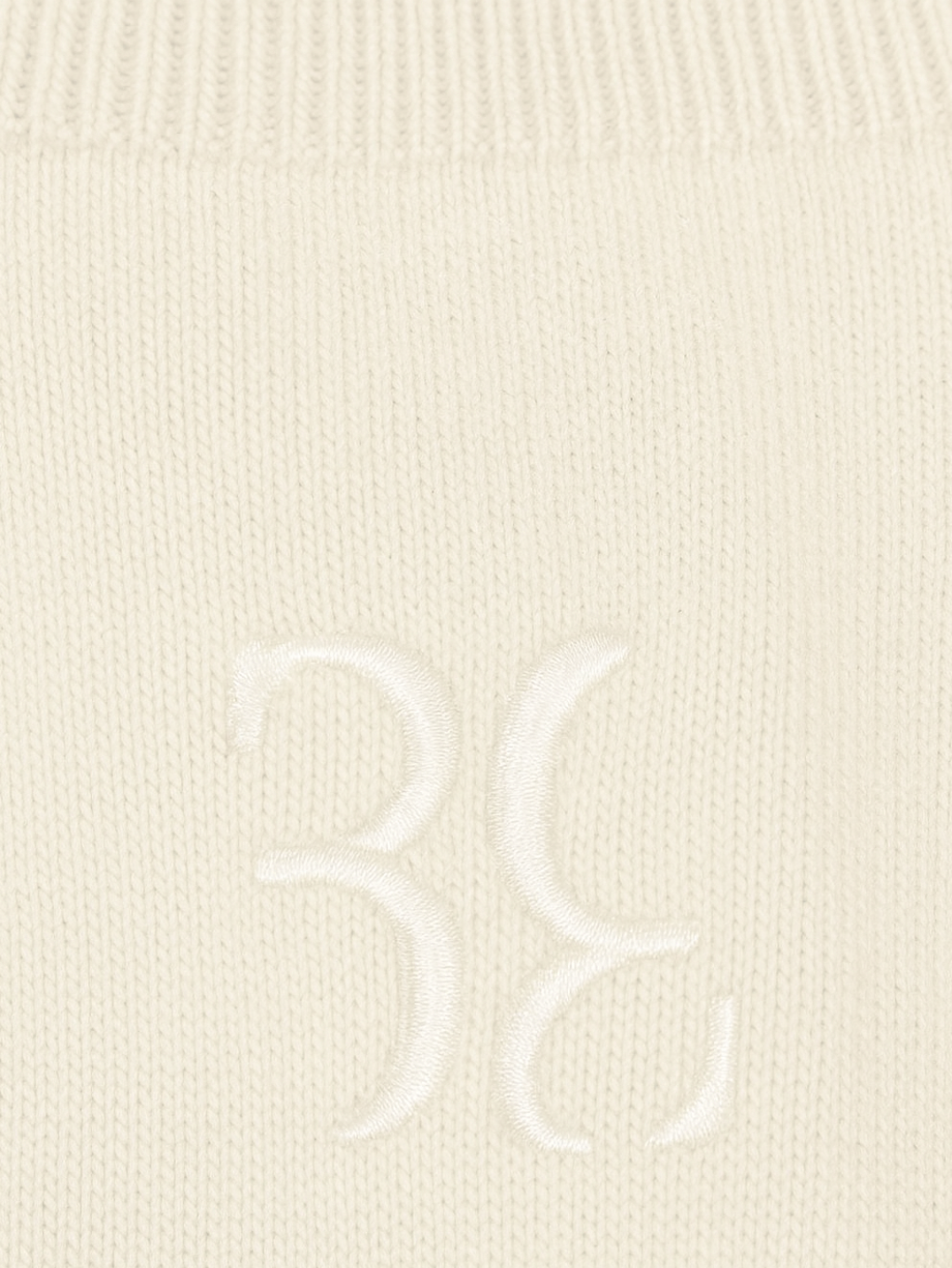 BILLIONAIRE Logo Zip White sveter Veľkosť: S – Obrázok 4