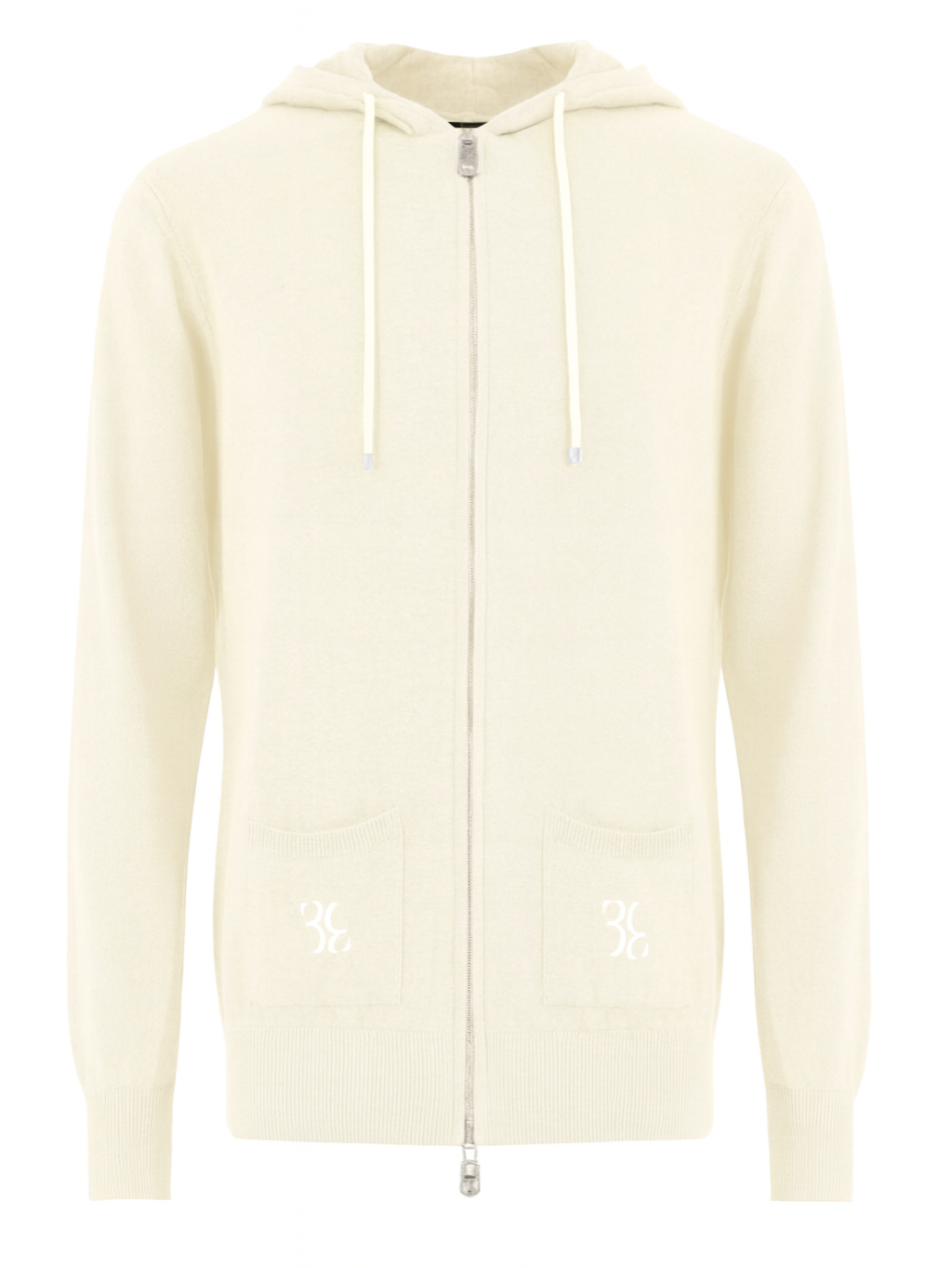 BILLIONAIRE Logo Zip White sveter S