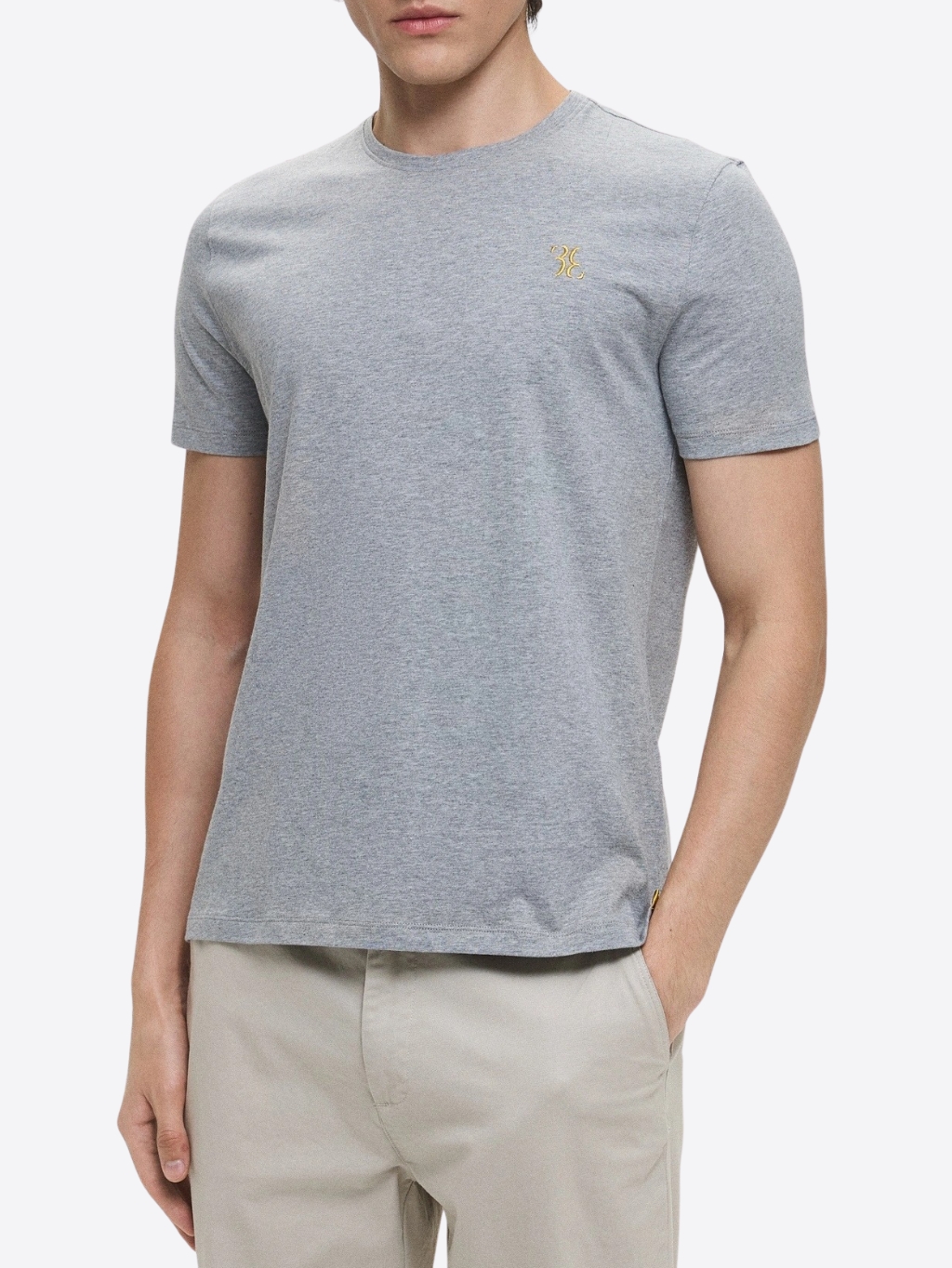 BILLIONAIRE Logo Grey tričko L