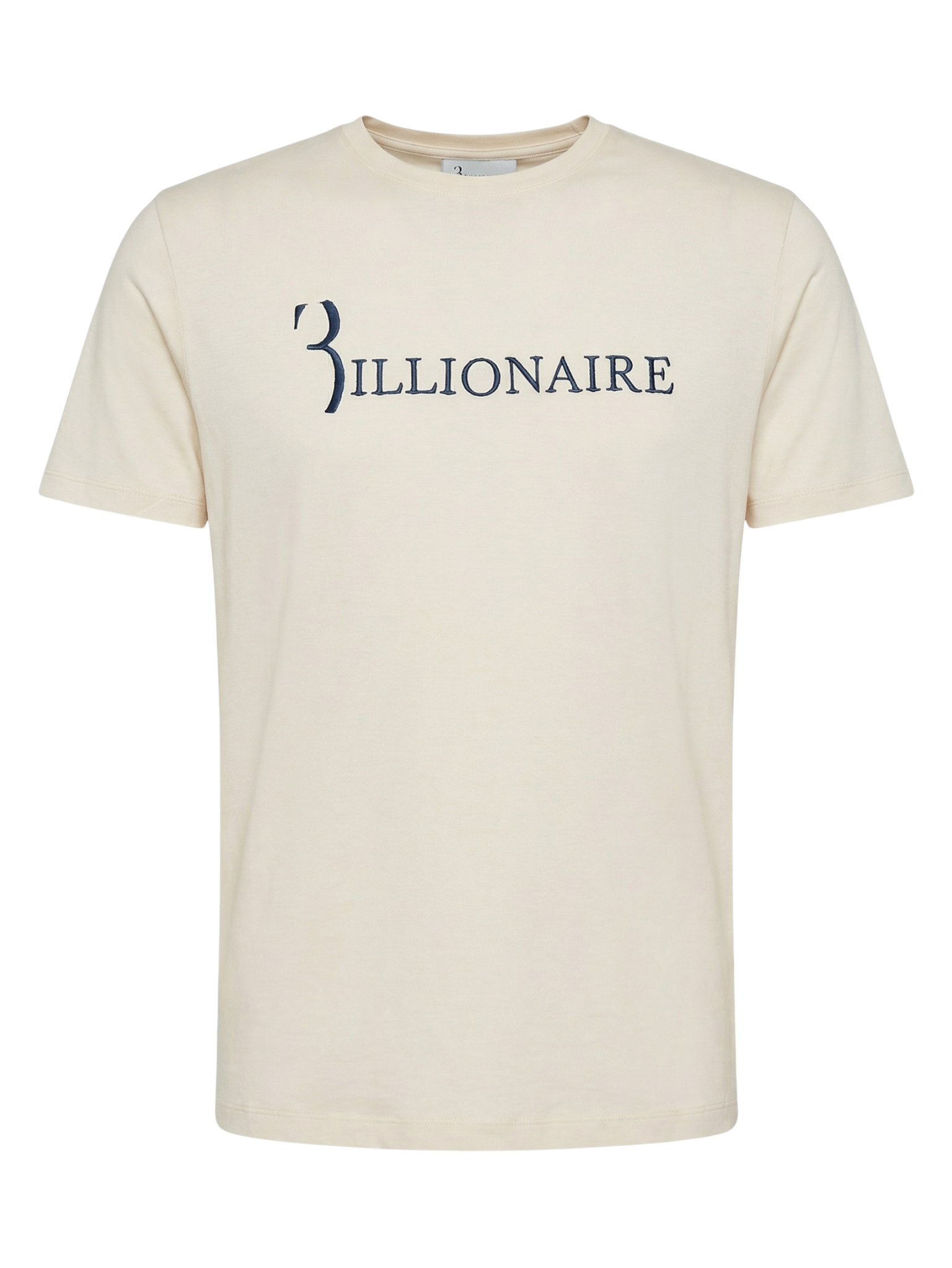 BILLIONAIRE Flavio Beige/Navy tričko 3XL