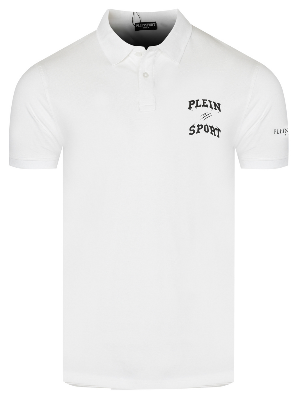 PLEIN SPORT Refined White polo tričko S