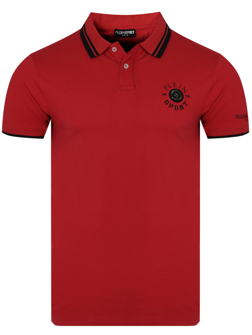 PLEIN SPORT Iconic Roar Red polo tričko L