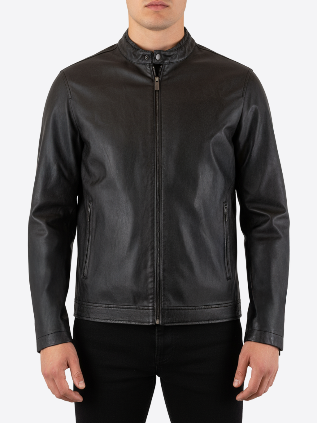 GAUDI Faux Leather Brown bombera Veľkosť: XL – Obrázok 2