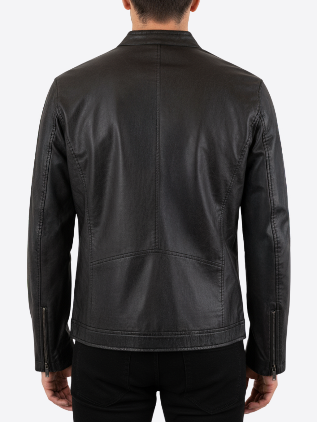 GAUDI Faux Leather Brown bombera Veľkosť: XL – Obrázok 4