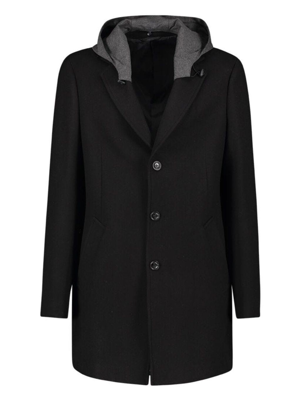 GAUDI Hooded Black kabát XL