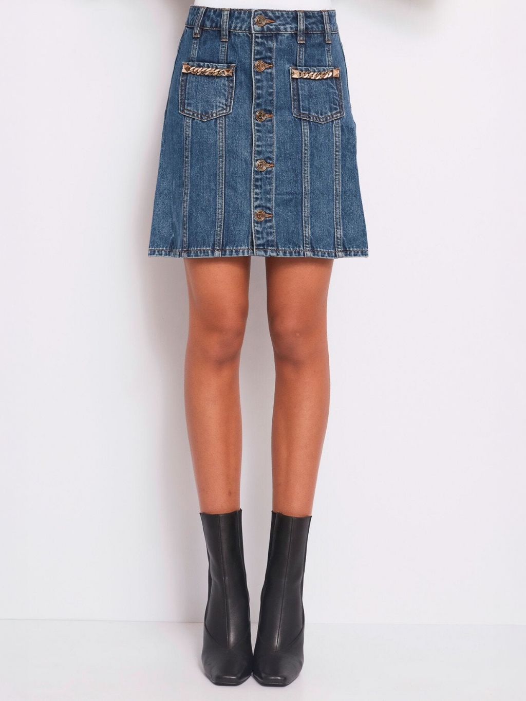 GAUDI Denim Blue sukňa Veľkosť: 27/S – Obrázok 2