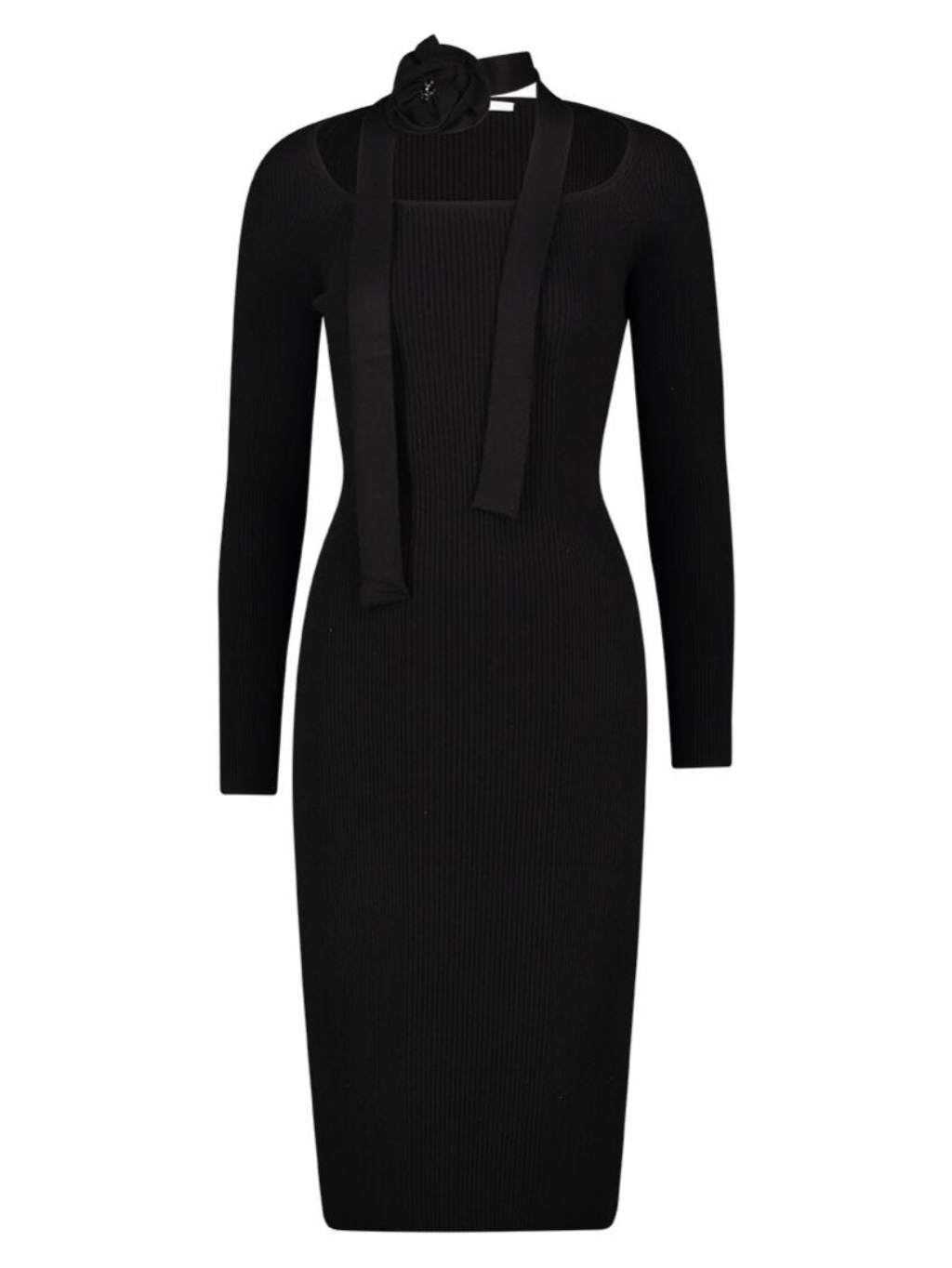 GAUDI Rose Black šaty XS