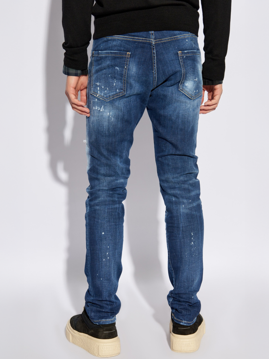 DSQUARED2 Logo Blue rifle Veľkosť: XS – Obrázok 3