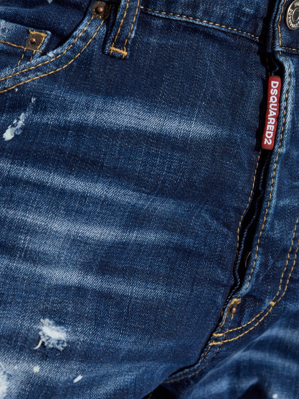 DSQUARED2 Logo Blue rifle Veľkosť: XS – Obrázok 4