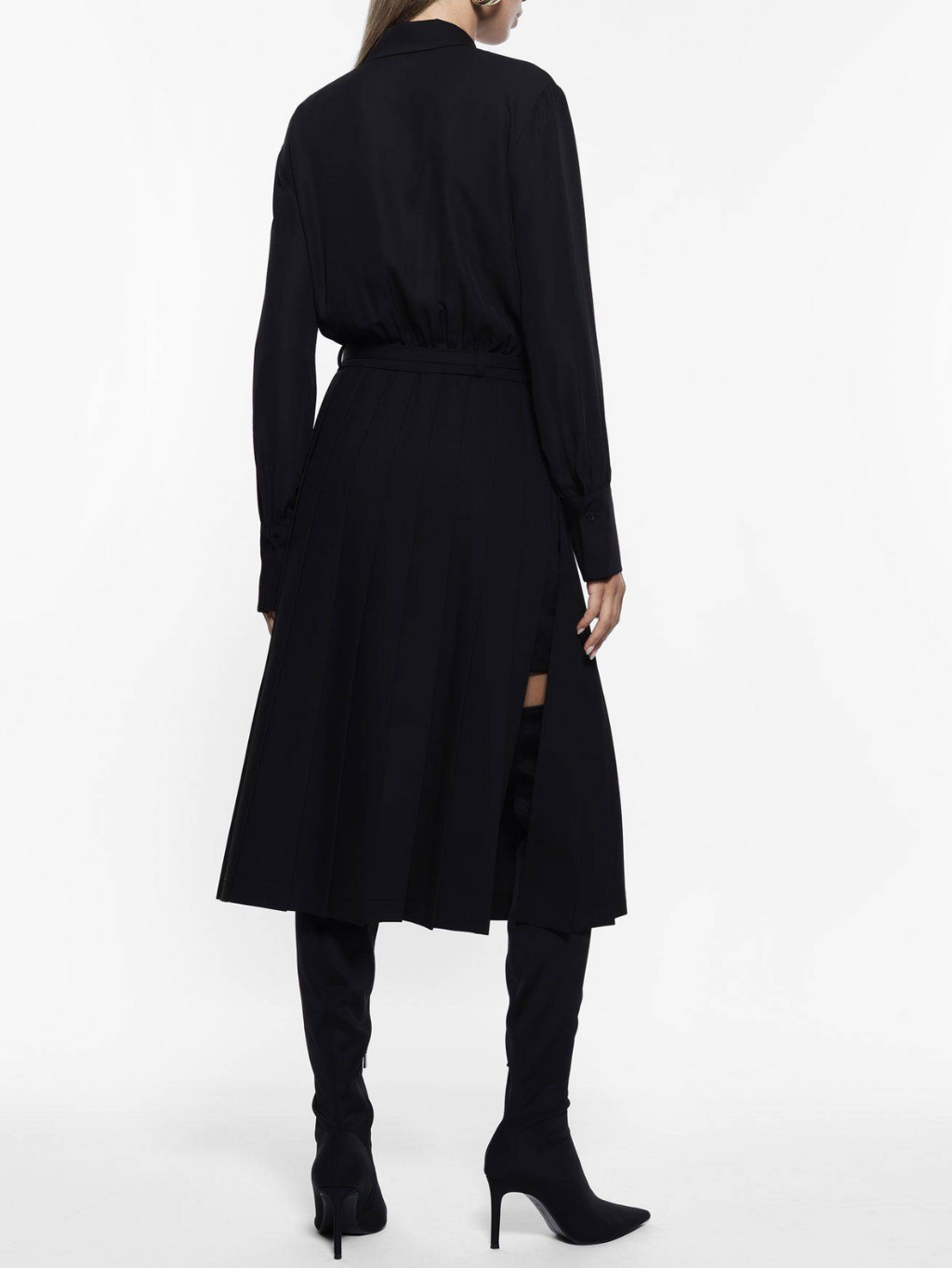 IMPERIAL Amara Black šaty Veľkosť: L – Obrázok 3