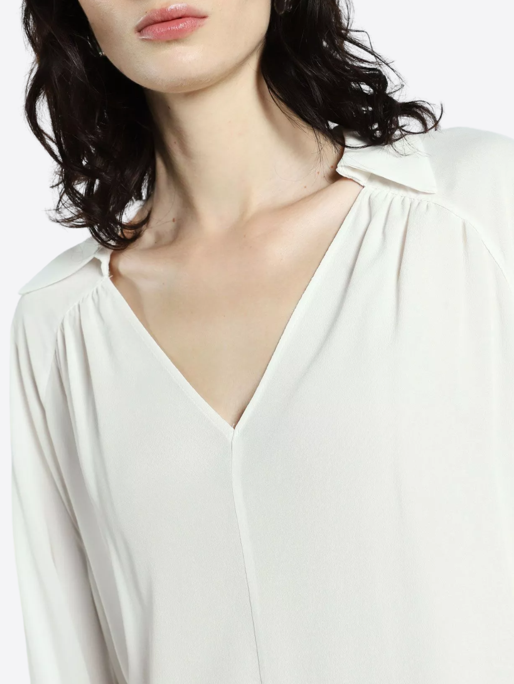 IMPERIAL Soft Grace White blúzka Veľkosť: XS – Obrázok 4