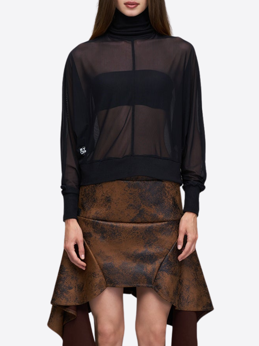 #VDR Turtleneck Black blúzka Veľkosť: L