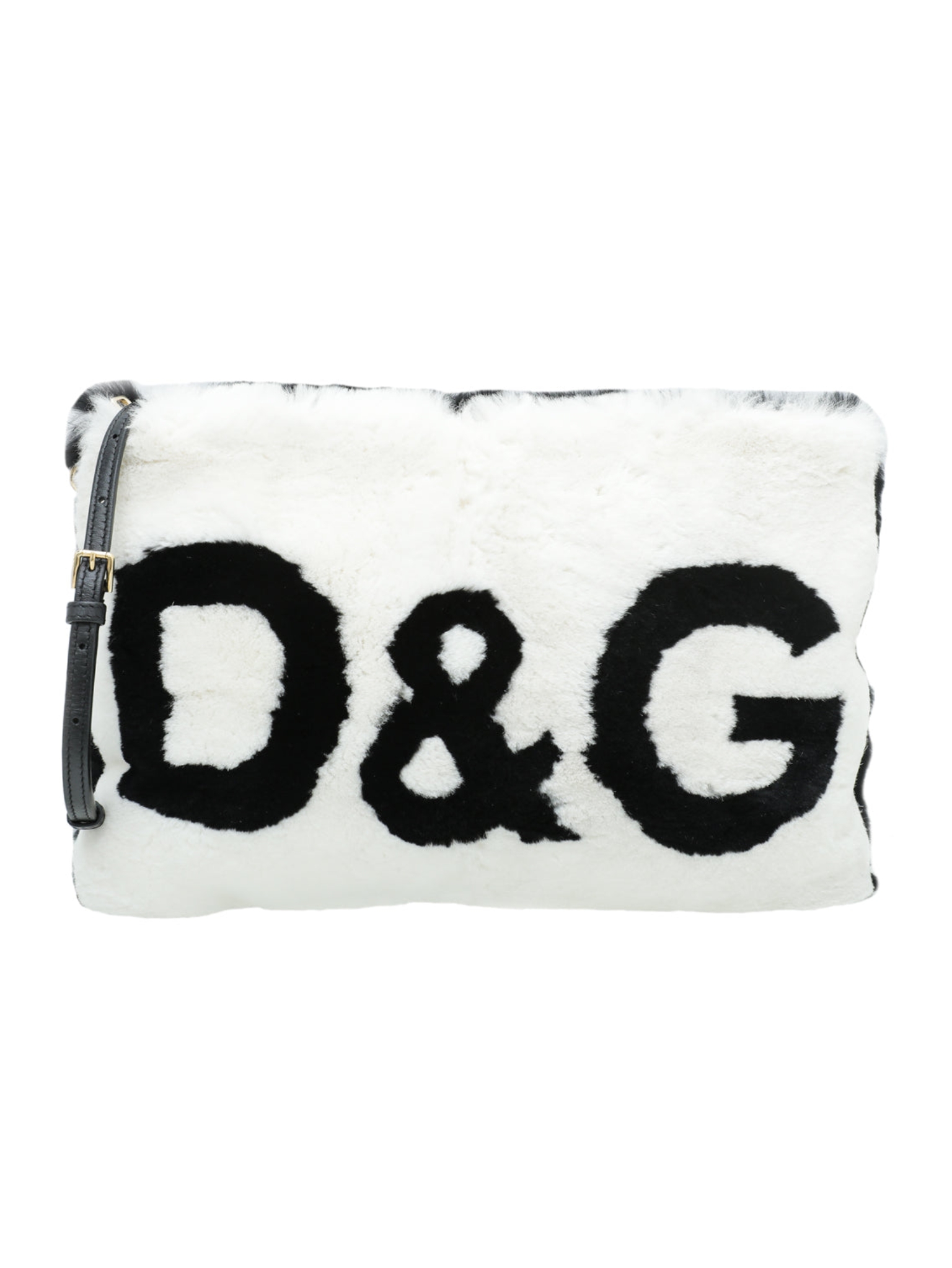 DOLCE & GABBANA Cleo B&W crossbody kabelka