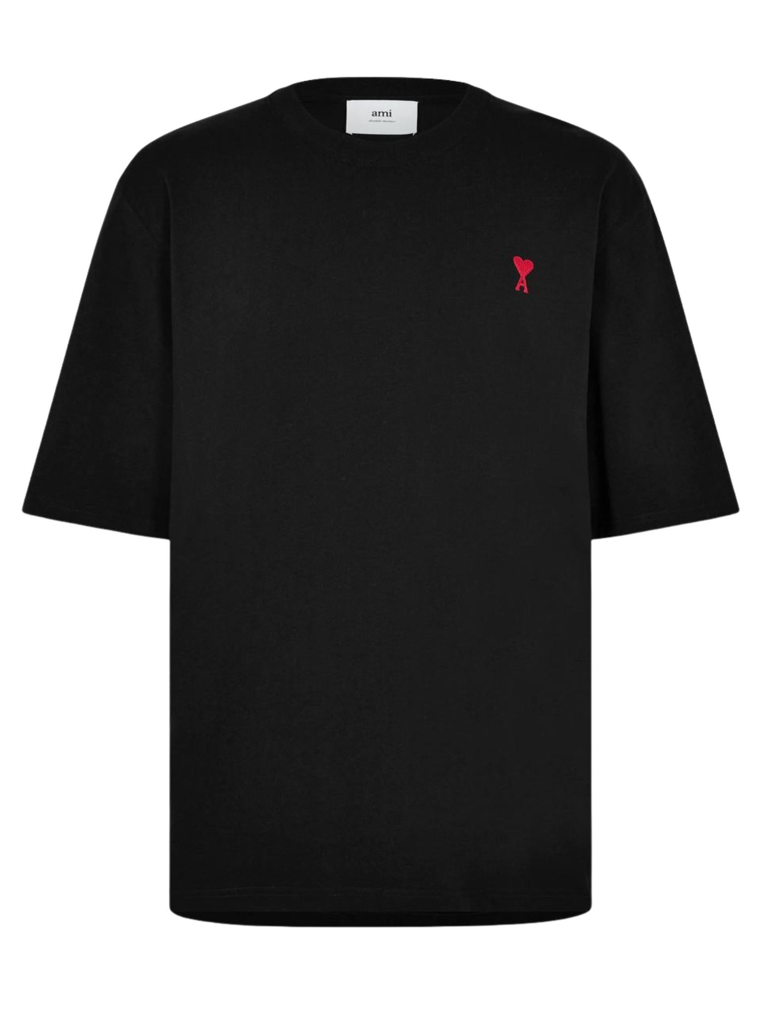 AMI PARIS De Coeur Black tričko S