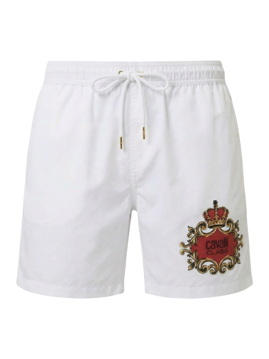 CAVALLI CLASS Logo White plavky M