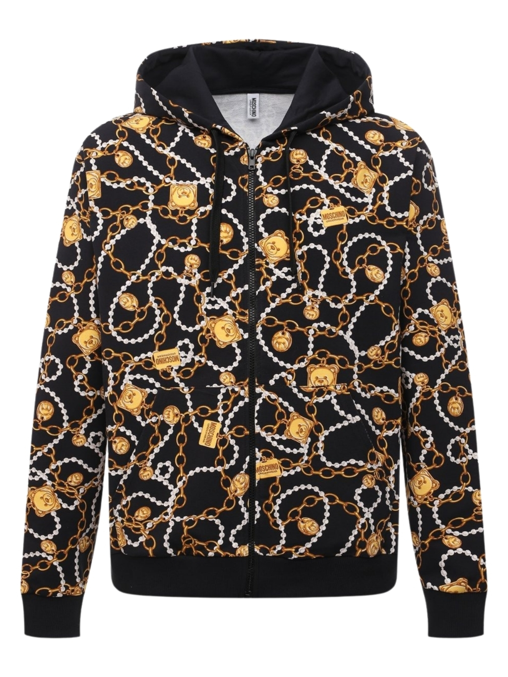 MOSCHINO Underwear Chain Black mikina XXL