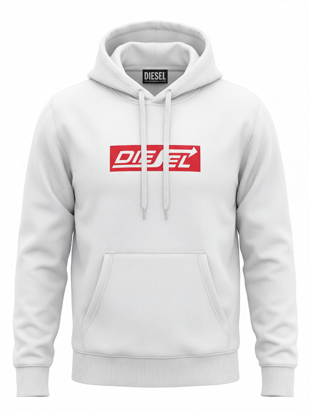 DIESEL Diegor White mikina XXL