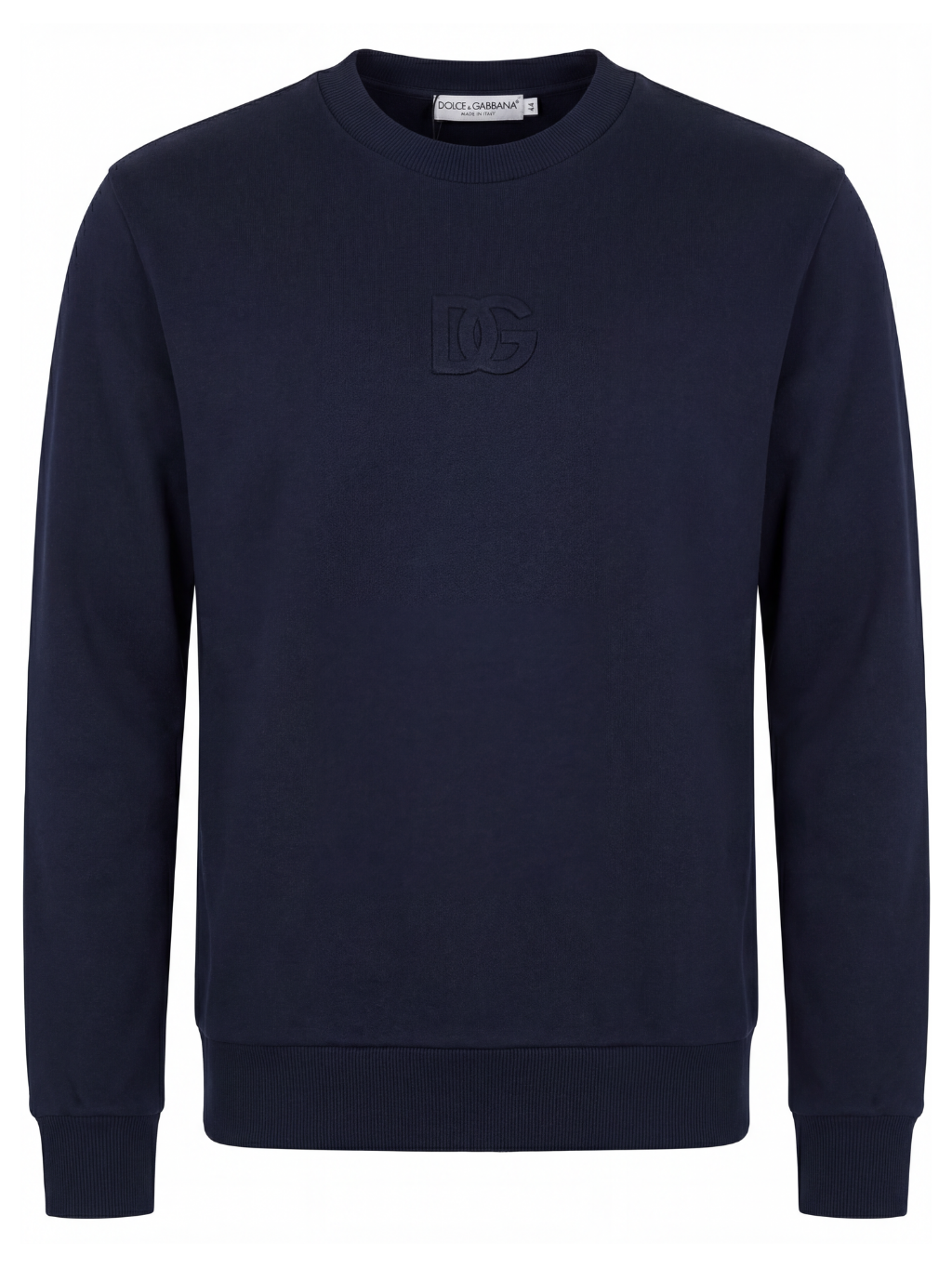 DOLCE & GABBANA Logo 3D Dark Blue mikina XS