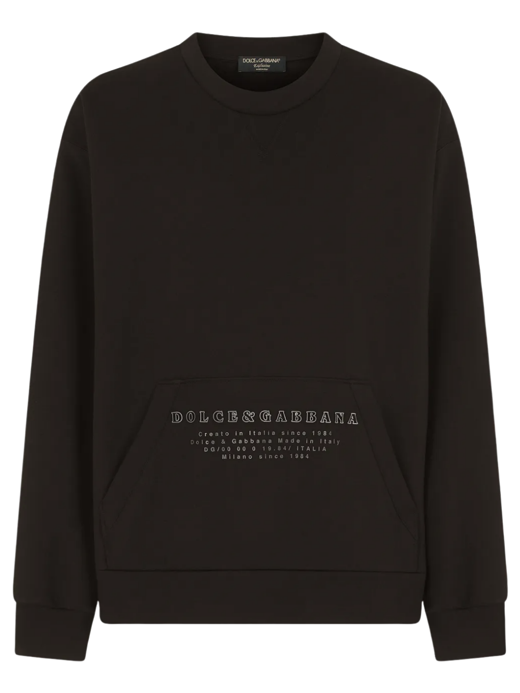 DOLCE & GABBANA Exclusive Black mikina M