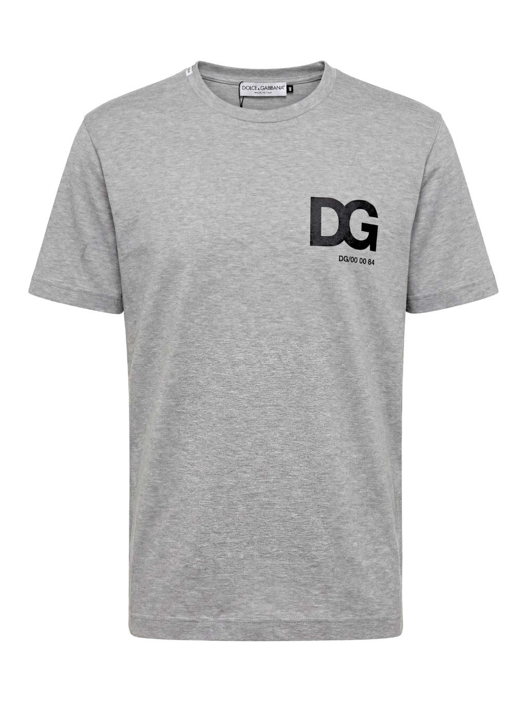 DOLCE & GABBANA DG Logo Grey tričko Veľkosť: M