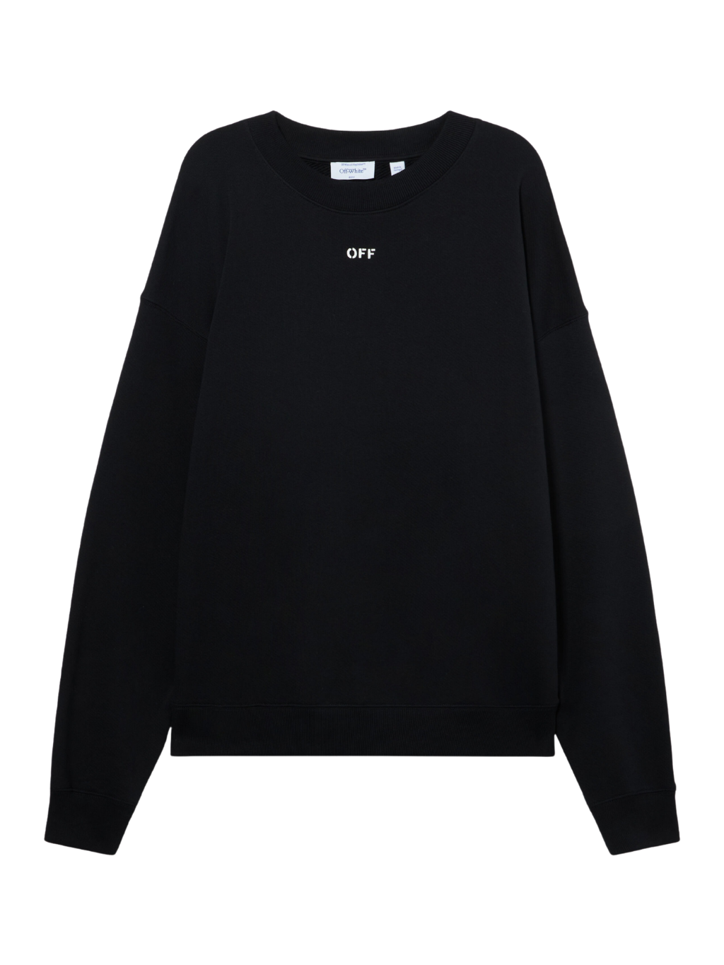 OFF-WHITE Dotted Arrow Black mikina Veľkosť: M