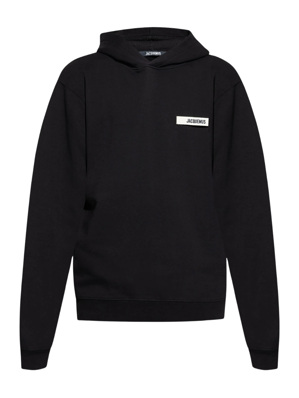 JACQUEMUS Gros Grain Black mikina Veľkosť: S