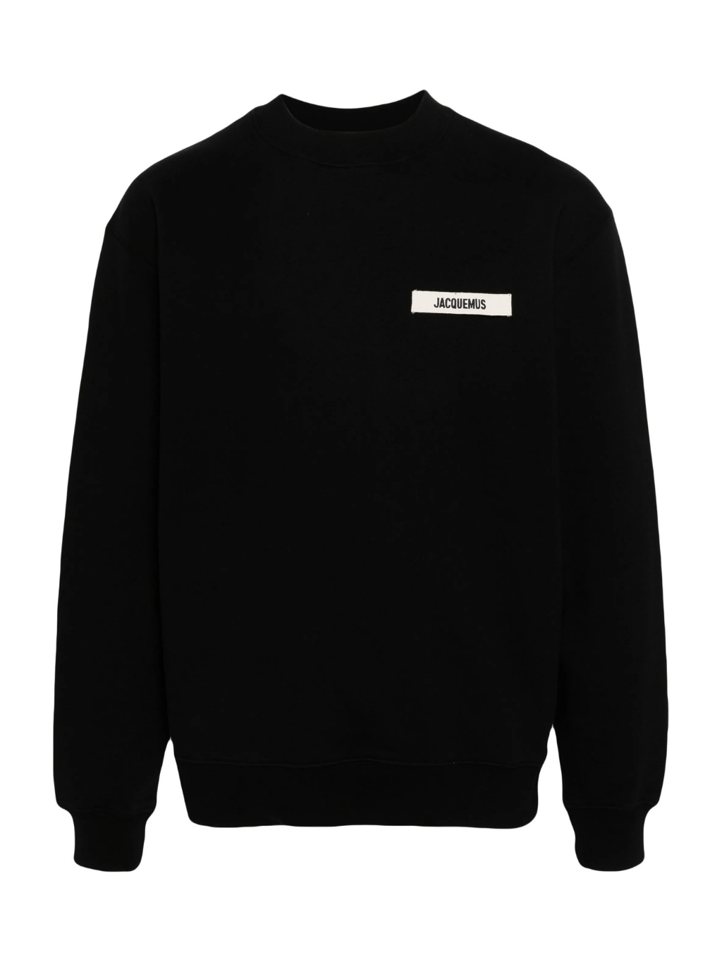 JACQUEMUS Le Gros Grain Black mikina Veľkosť: S