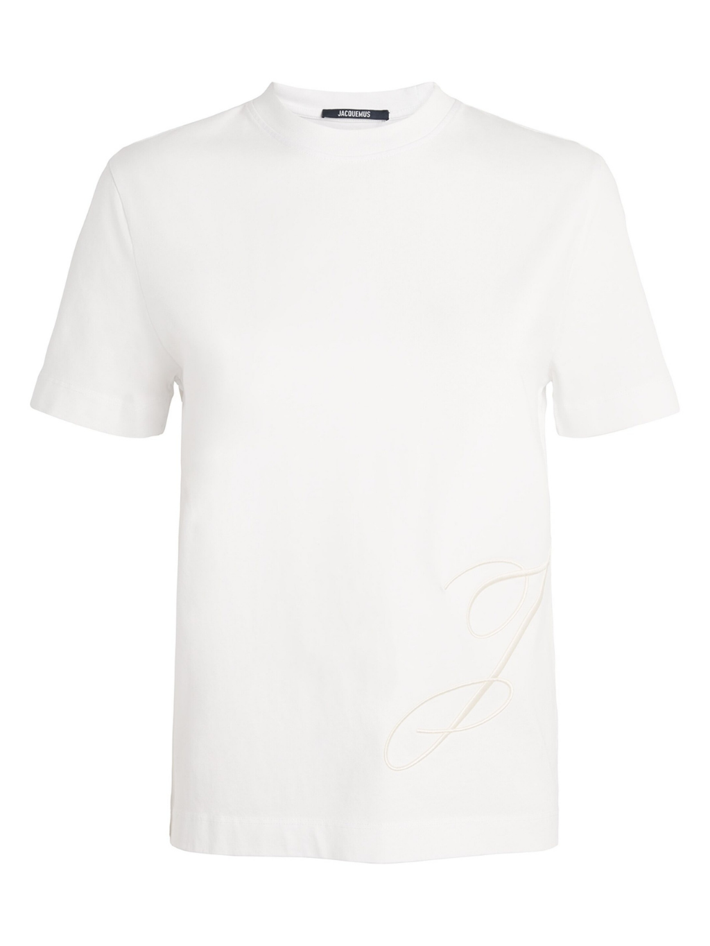 JACQUEMUS Logo J White tričko Veľkosť: M