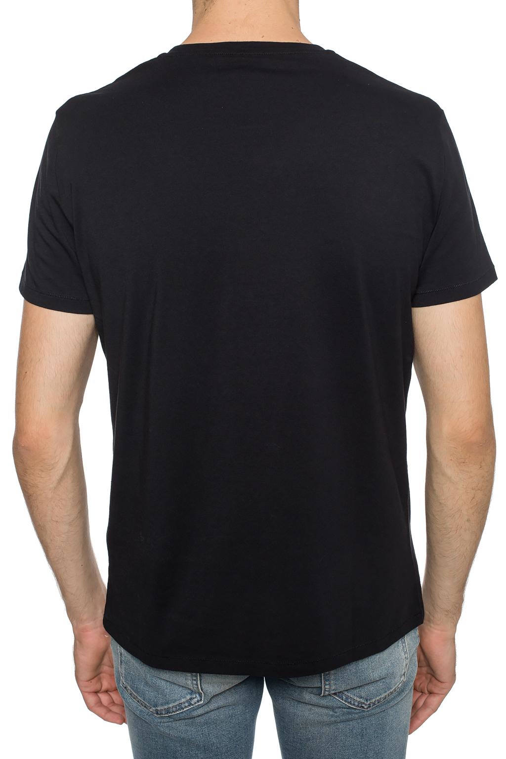 JUST CAVALLI Printed Black tričko Veľkosť: M – Obrázok 3